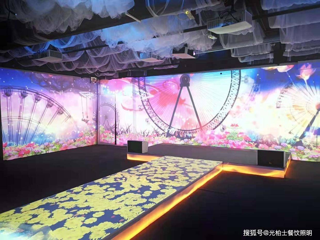 3d全息宴会厅是结合全息投影,裸眼3d,环幕3d,婚纱投影,地面互动,灯光