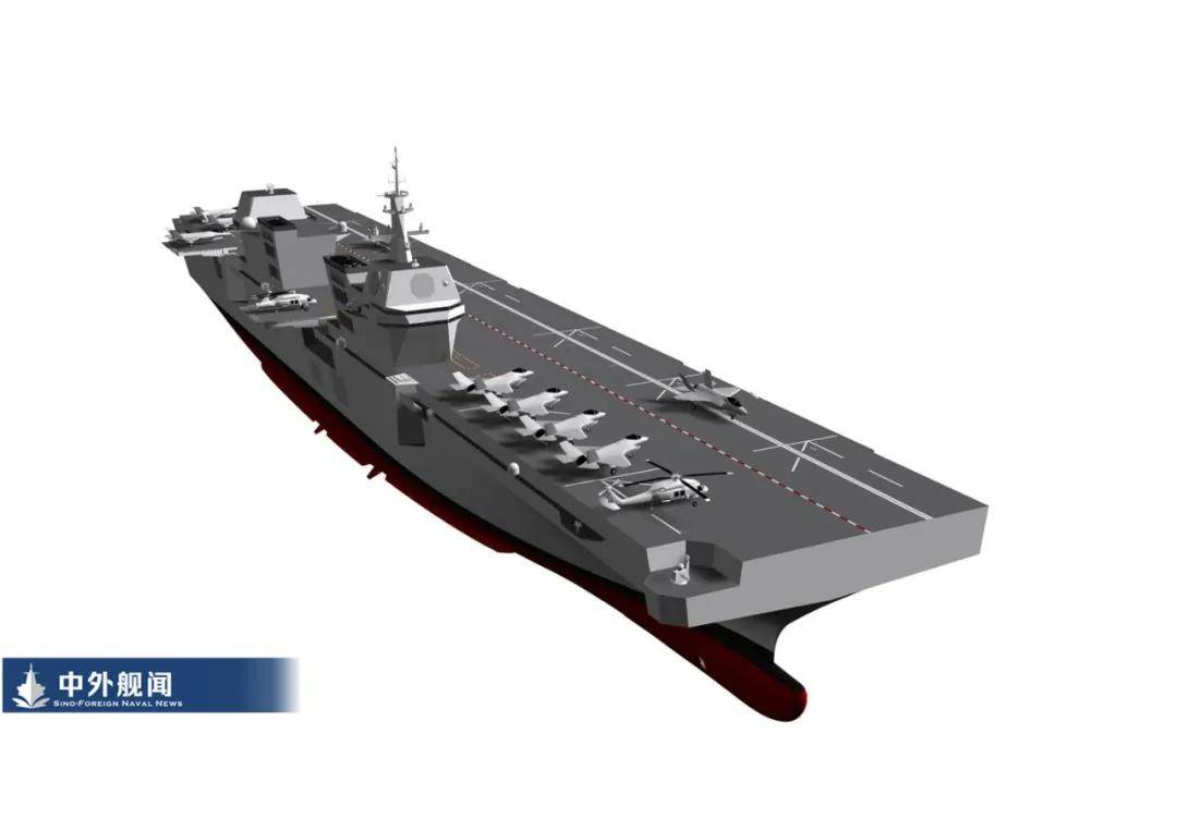 韩国海军展示新一代轻型航空母舰设计,小国也要大海军