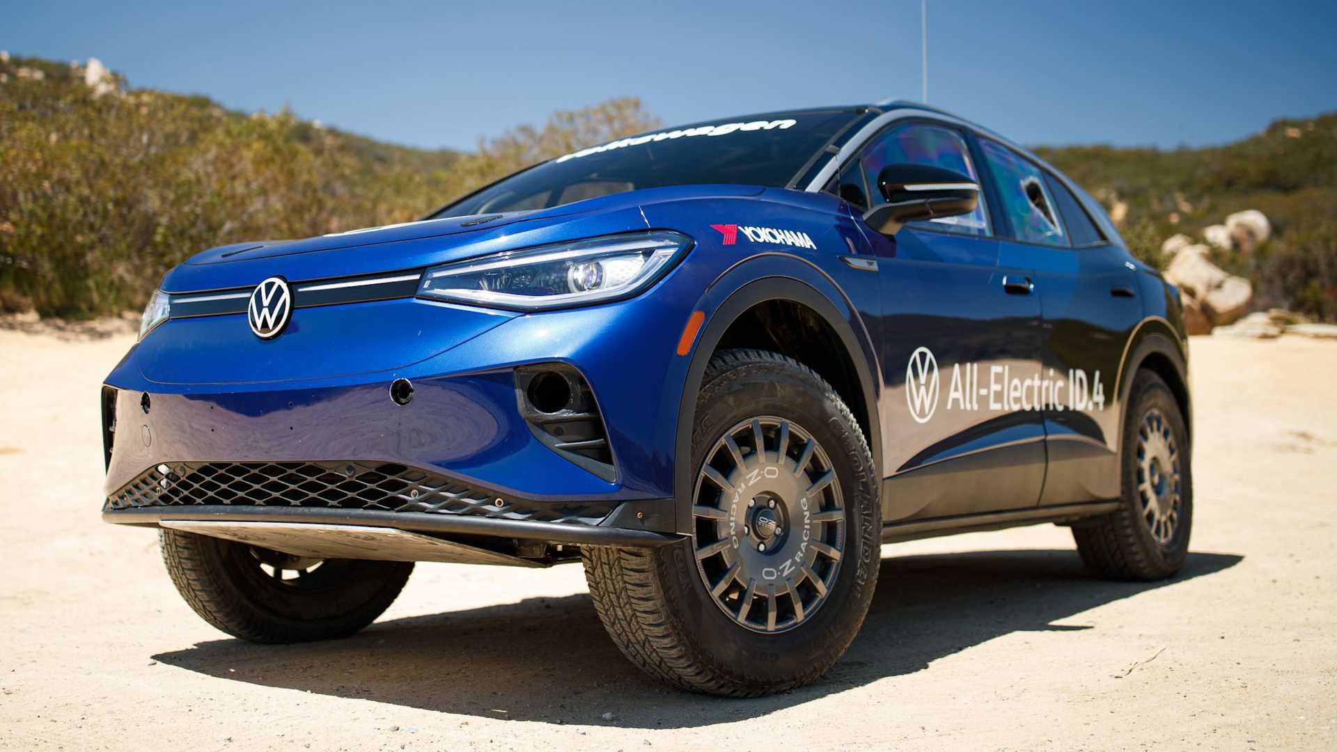 谁说电动车不能野大众id4越野版曝光