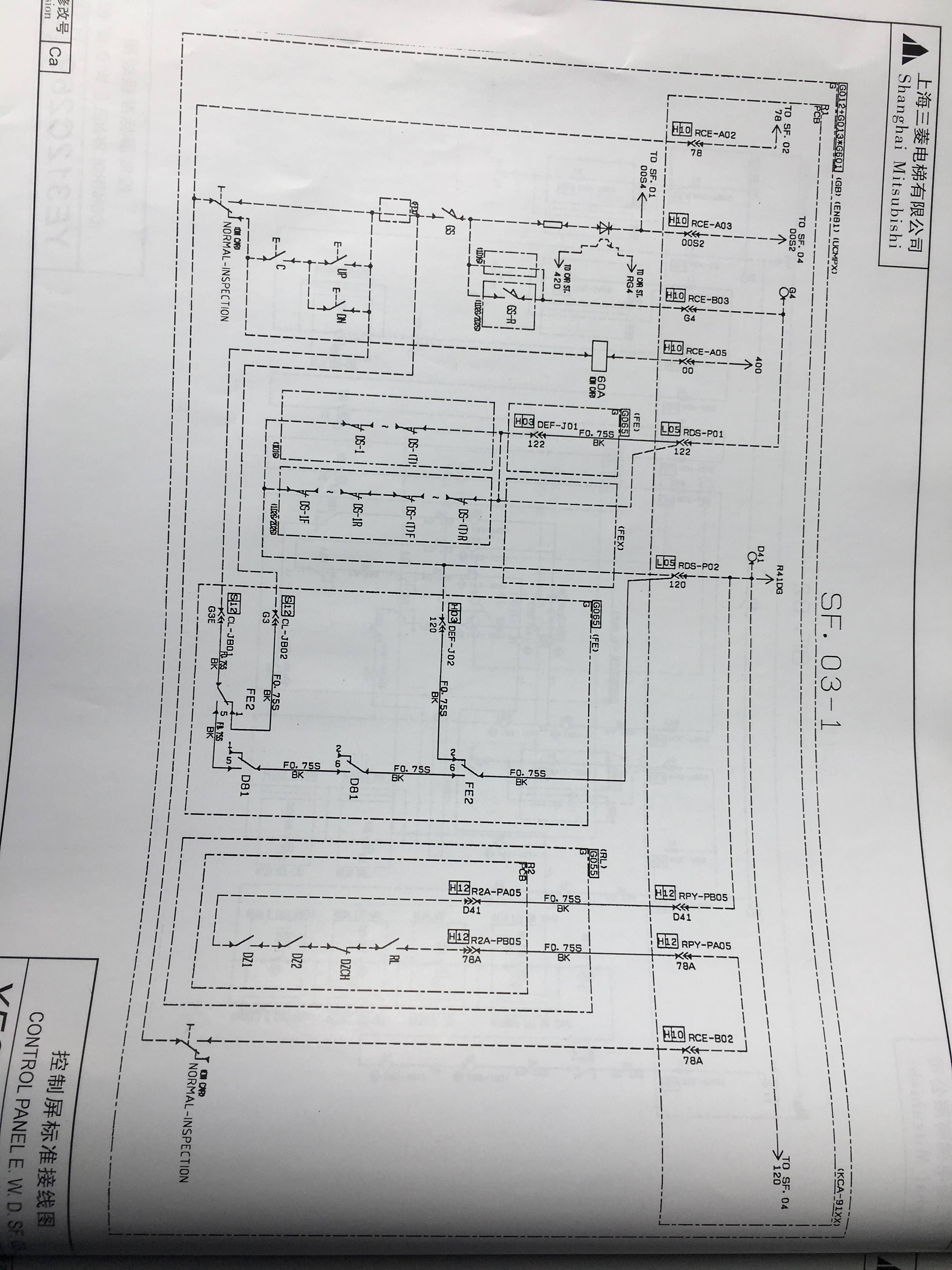 三菱elenessa电梯安全回路详解