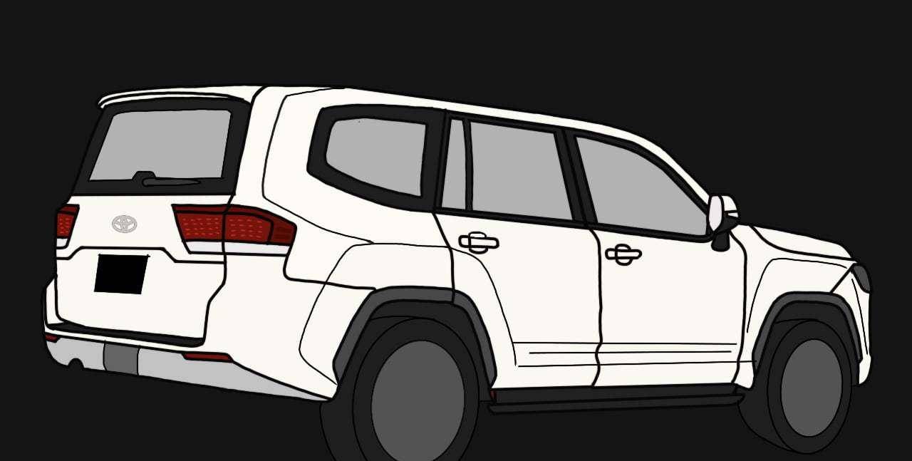 全新兰德酷路泽非官方渲染图新增混动版车型