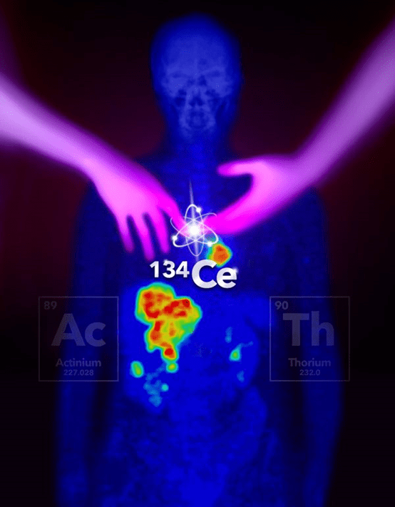 新成像同位素铈134提高了对人类疾病成像和治疗指导的技术