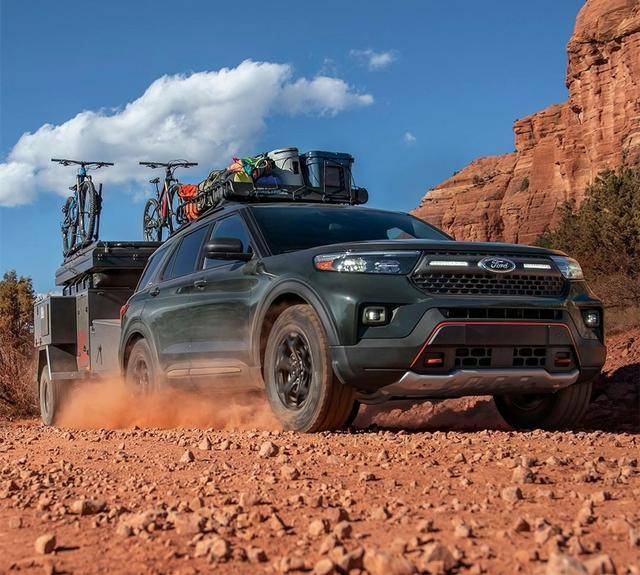 丰田普拉多最强对手 福特探险者新车型亮相 马力高达300匹 越野