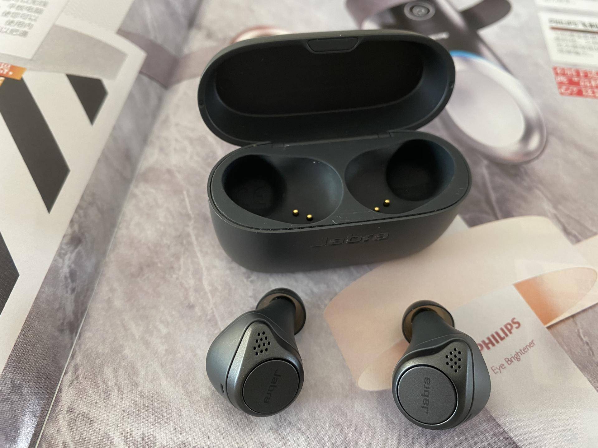 出色高音质小巧机身佩戴无感jabraelite75t真无线蓝牙耳机测评