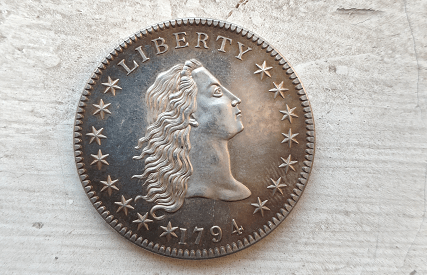 再现1794版飘逸长发一美元银币,引市场轰动