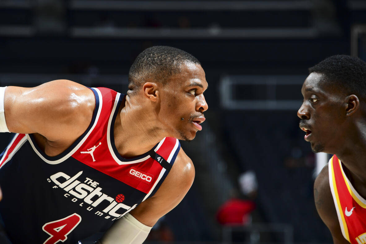 黑马3巨头70分掀翻奇才!卡佩拉暴走,威少34 15_老鹰队