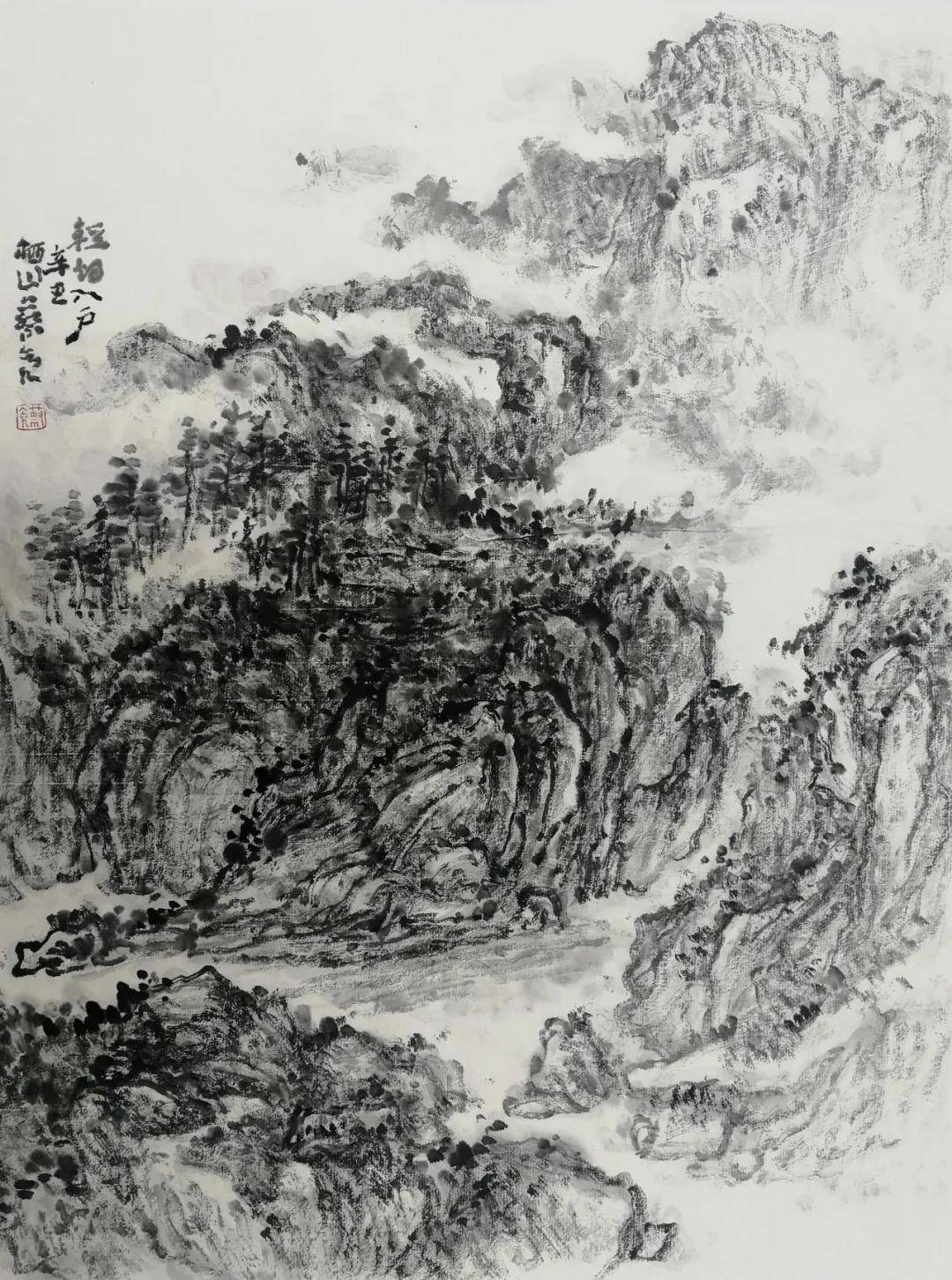 象外幽栖山蔡亮辛丑三月学画散记