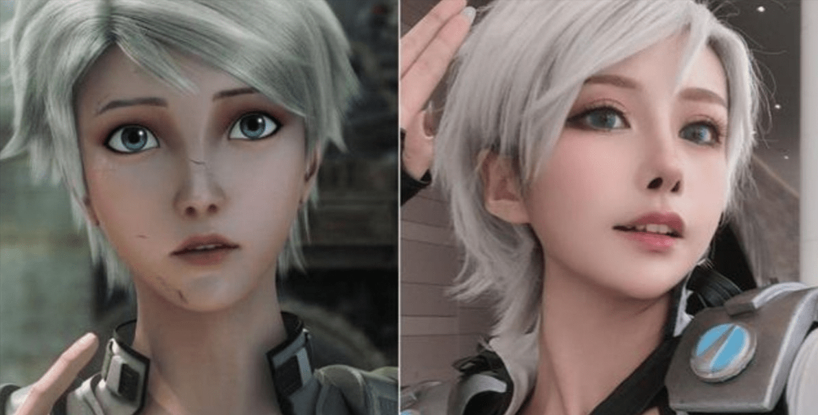 谁家出的灵笼cos最美许多水友喜欢腐团儿的荷光者