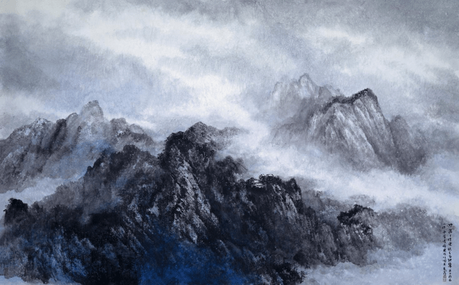 《渺万里烟云 听千古钟声》(200cm×300cm) 2020年