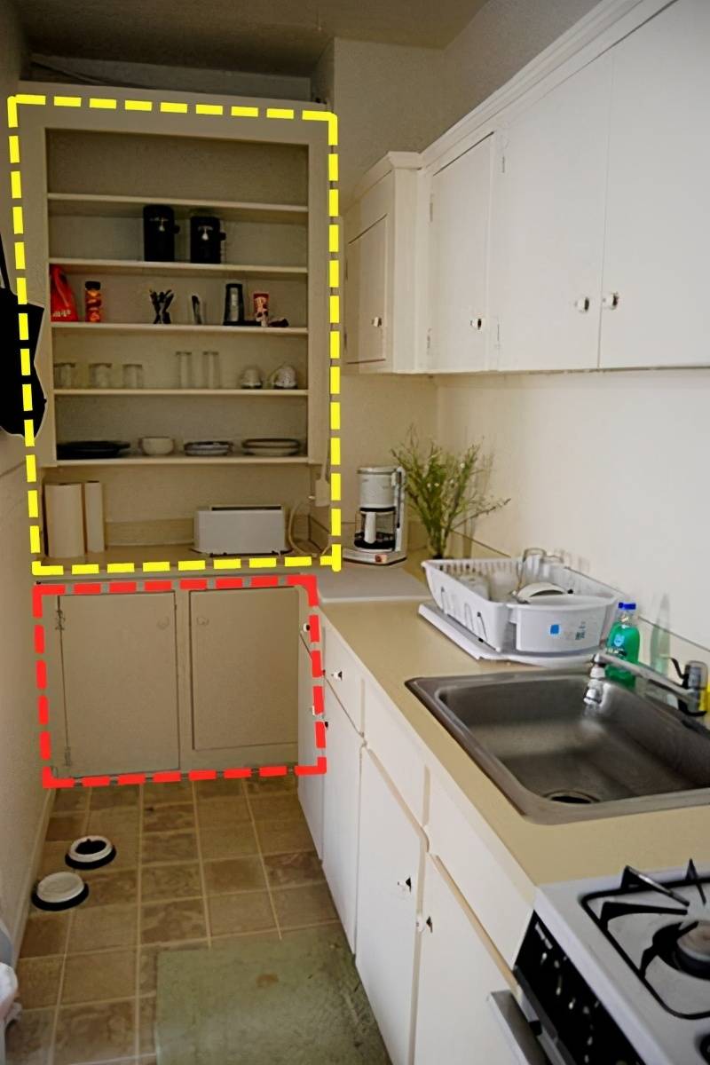 靠布局就能扩厨房面积我偏不砸墙装l型橱柜做转角处理合适