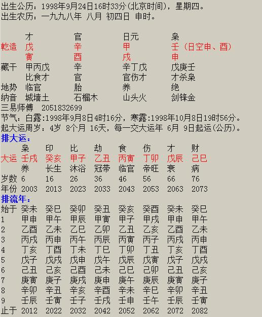 日柱表格图片图片