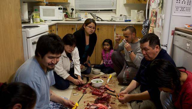北极圈因纽特人的一日三餐看完终于明白这才是食物链顶端的人