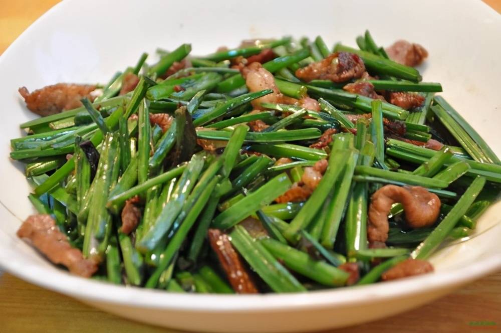韭菜薹這一道好吃的菜，你喜歡嗎？ 熱愛美食 第3张