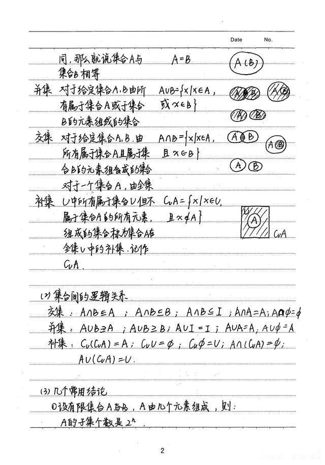 衡水中学 高考学霸笔记理科数学 第一篇 高中三年都能用 分文