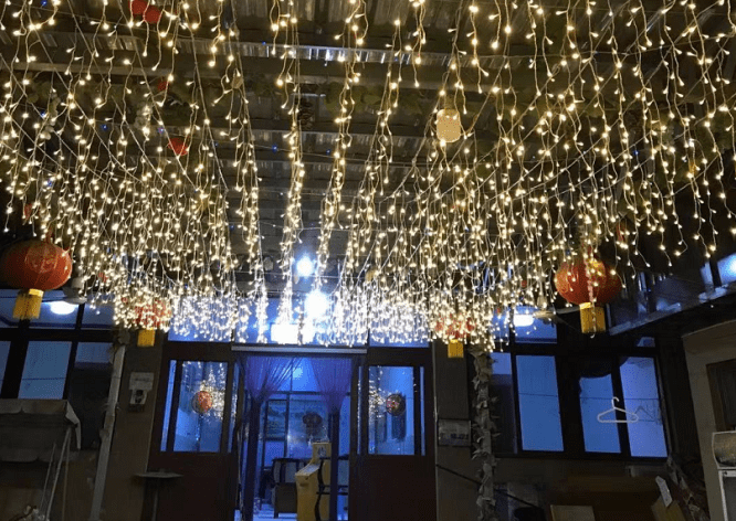 天津蓟县梨木台成巧客栈 新开业四合院 缺点就是菜量太大太实在 游客