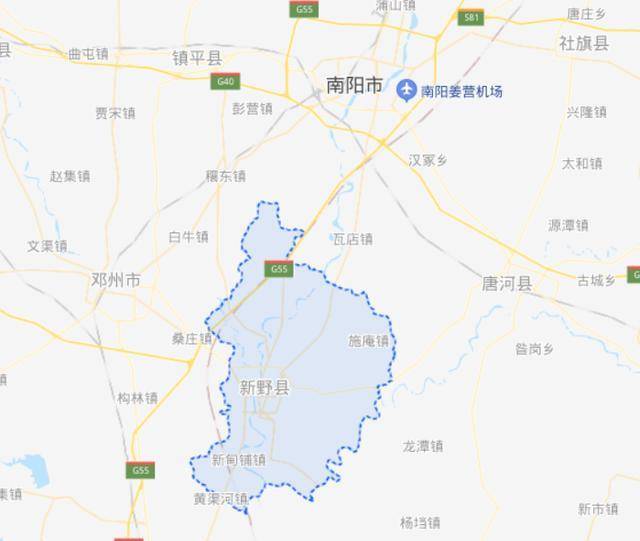 新野县详细地图图片