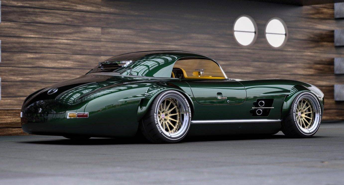 效果图即将被打造,奔驰300sl复刻版官图亮相