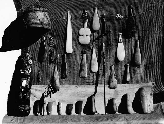 野蛮的凶物 大洋洲毛利人简单粗暴的原始武器 巴图