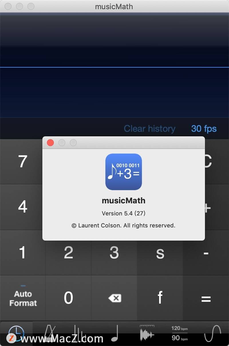 Musicmath For Mac专业音乐计算器 音符