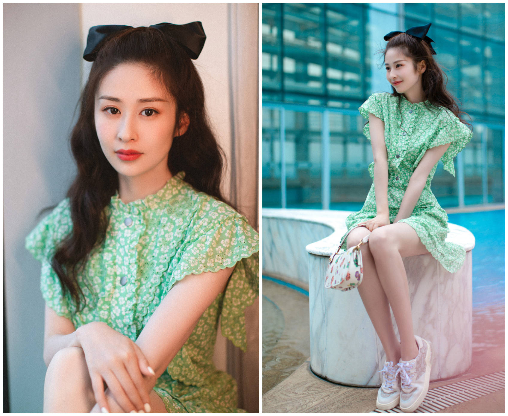 身为国际轻奢品牌,沈梦辰,颖儿穿的裙子的价格是昂贵的,但单看裙子却