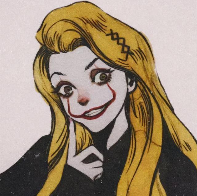 图片[5]-画师让迪士尼公主当上“坏女孩”，艾莎这歪嘴笑堪比“赘婿”-魔性次元