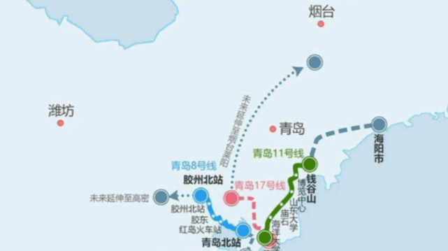 青岛到海阳轻轨规划图图片