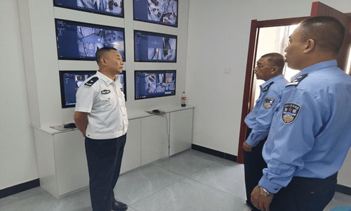 省法院法警总队总队长王军到临江法院检查指导警务保障工作