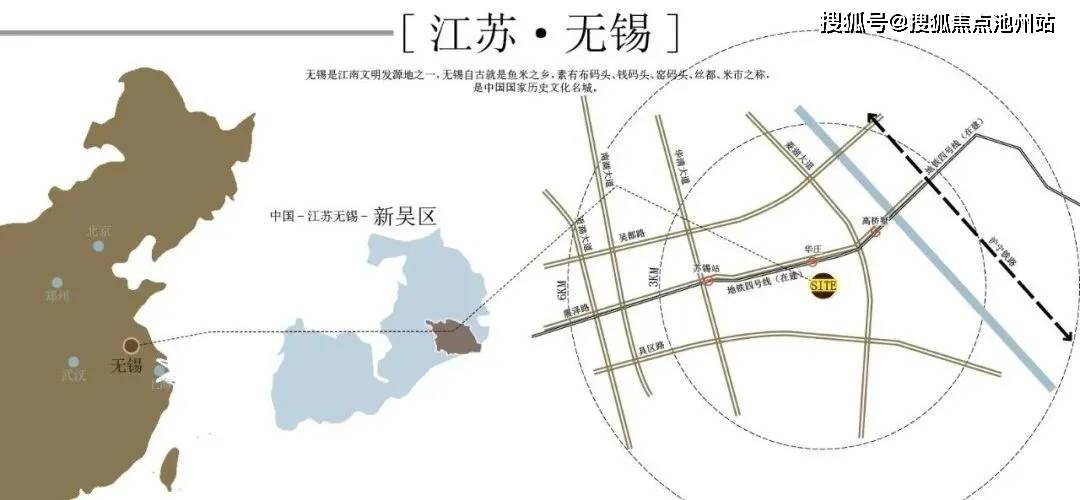 项目坐落于国家历史文化名城,江南文明发源地之一的无锡·新吴区,紧邻