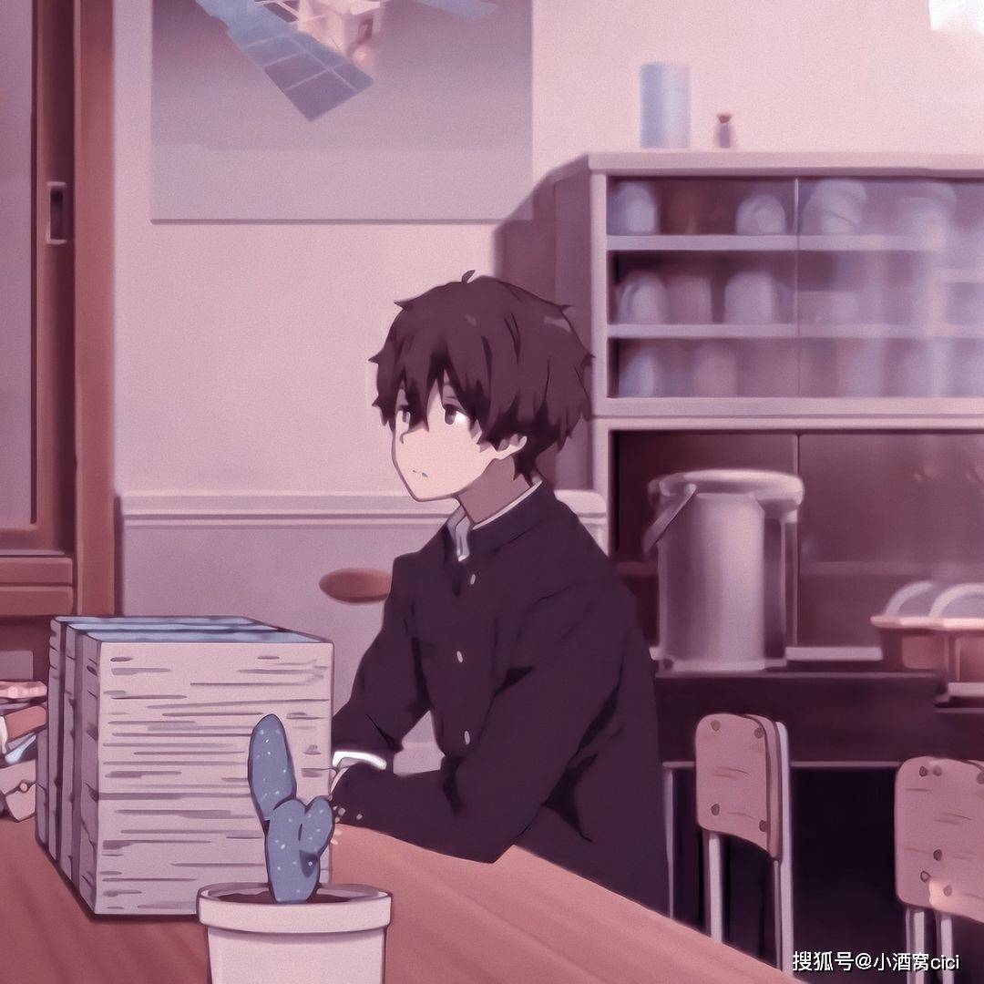 《冰菓》千反田爱瑠和折木奉太郎,动漫情头自剪分享,爱情的童话-搜狐