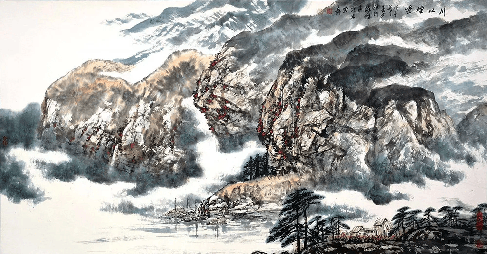 「刘家城」|丹青追梦 水墨本色-中国当代书画名家个人云展览_山水画