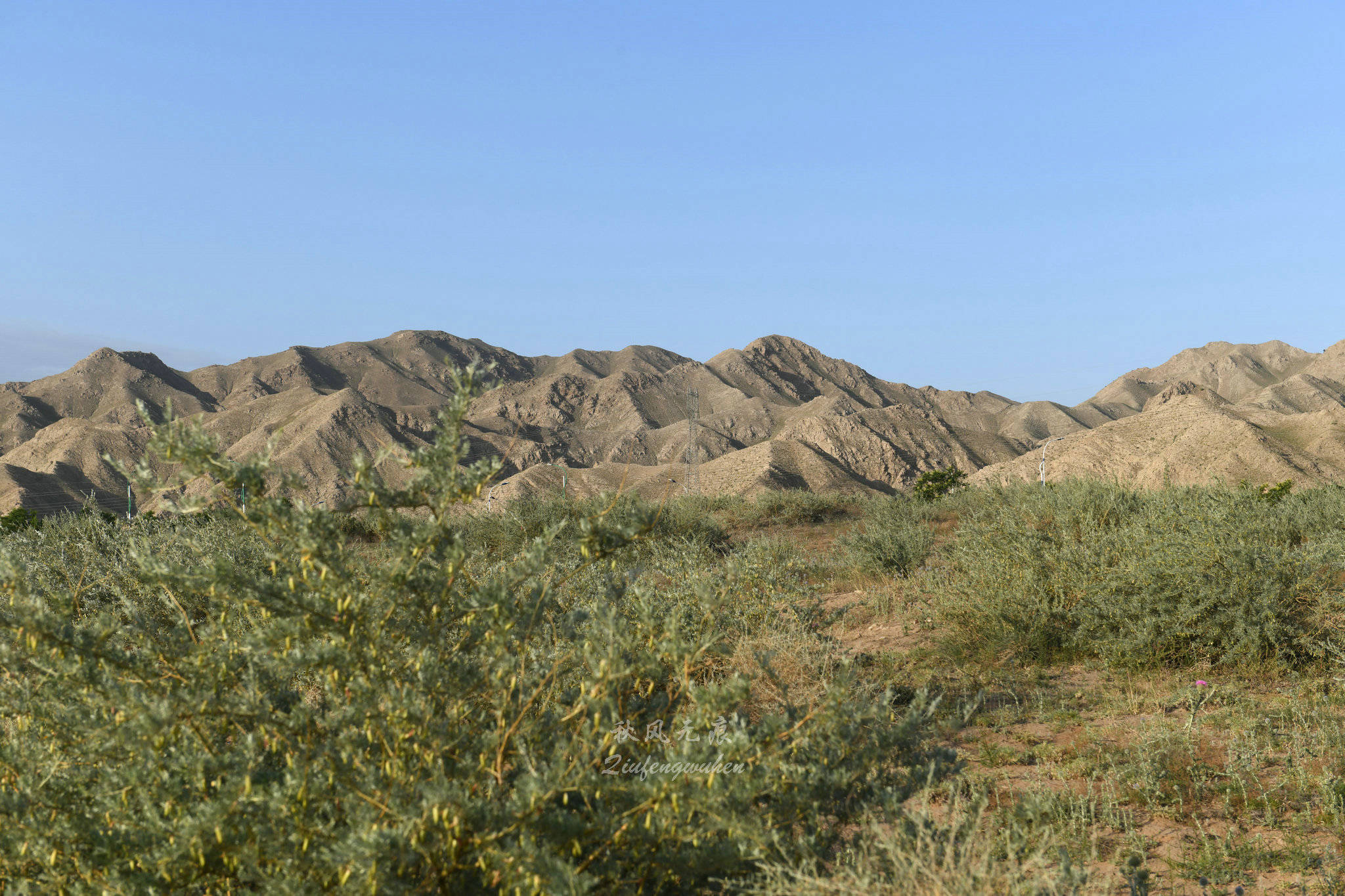 去与黄河大漠相依的阿拉善,乌海,只为那一片蓝色的天空_戈壁