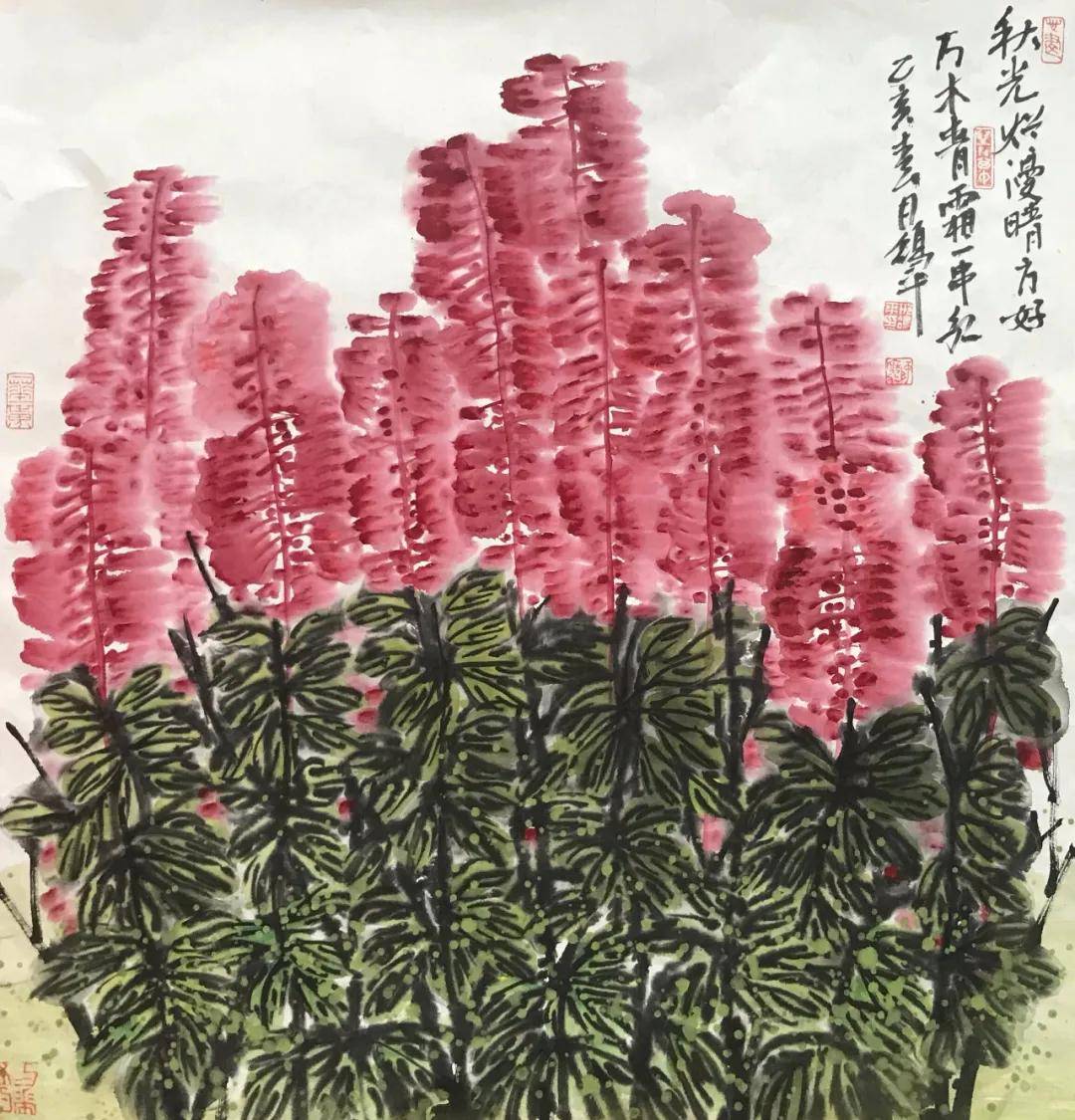 女画家邢鸽平艺术风采