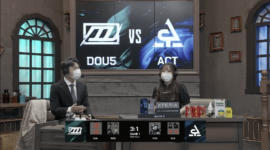 前锋|第五人格2021IVL夏季赛常规赛 DOU5 vs ACT 第一局