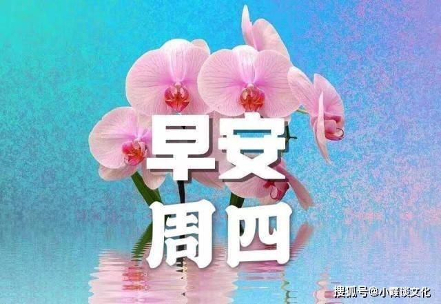 原創星期四早上好唯美祝福短句配圖祝你開心快樂每一天