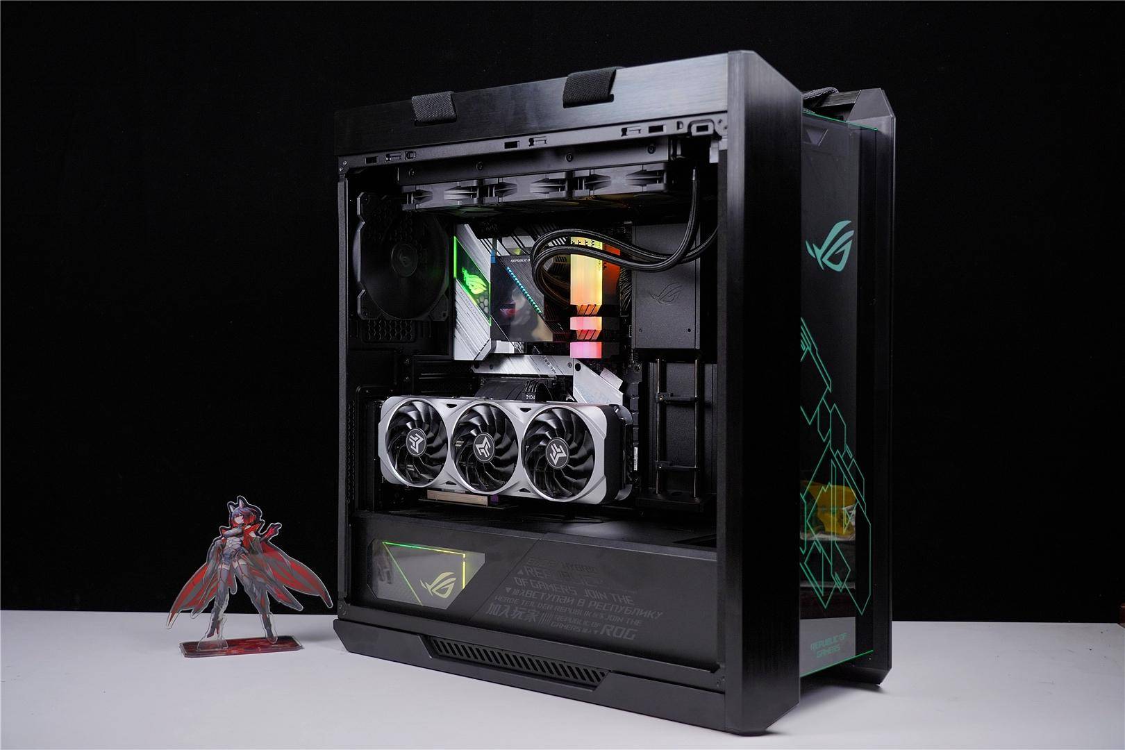 ASUS ROG Strix 軟らかい Helios 吹雪カスタム ARGBパネル付属