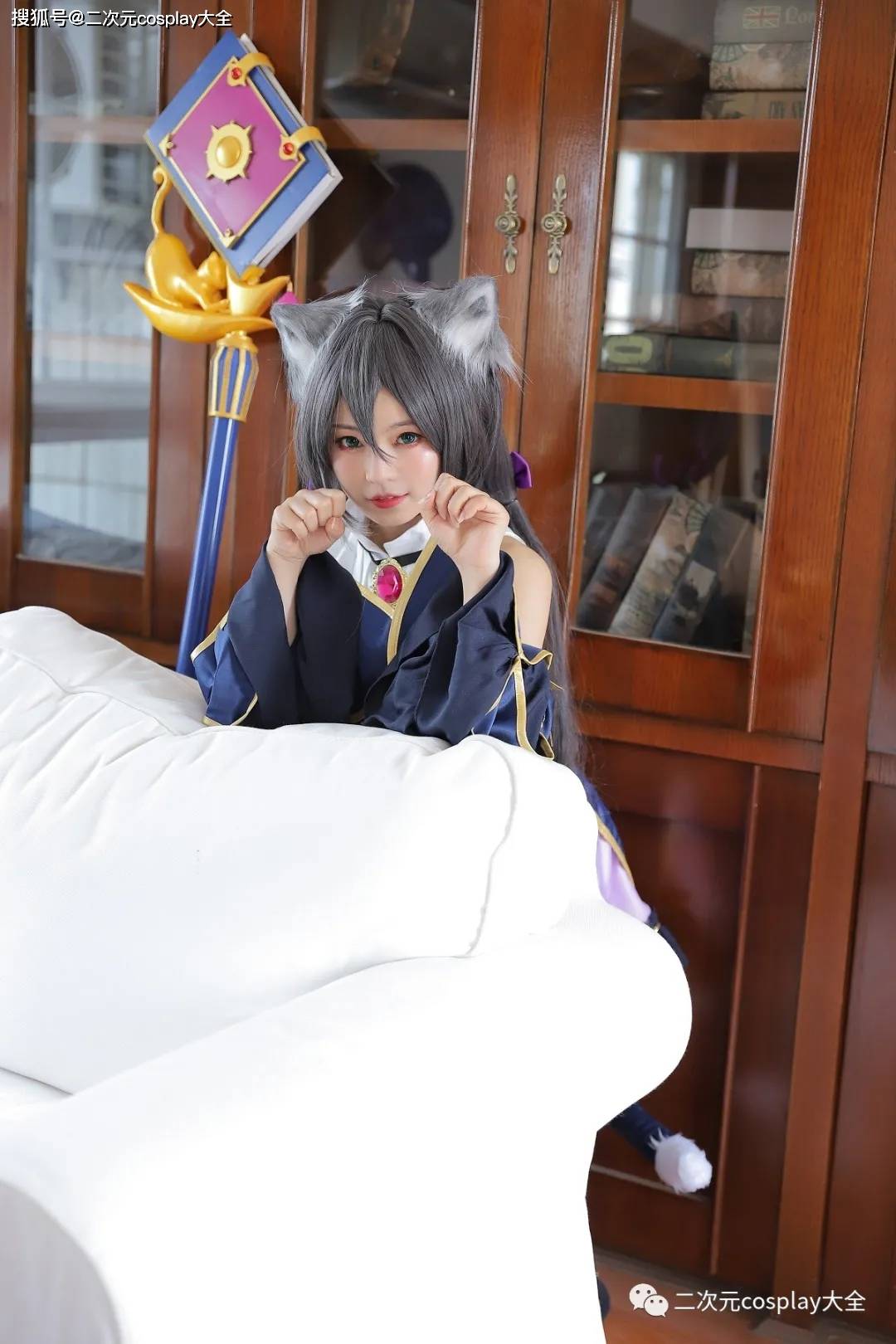 《公主连结》凯露cos,清新可爱,每个表情都有甜甜的气息呢