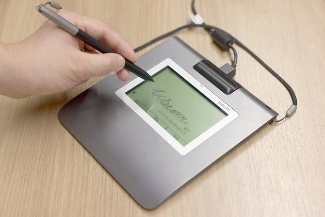 电磁|Wacom STU-430签名数位板使用体验