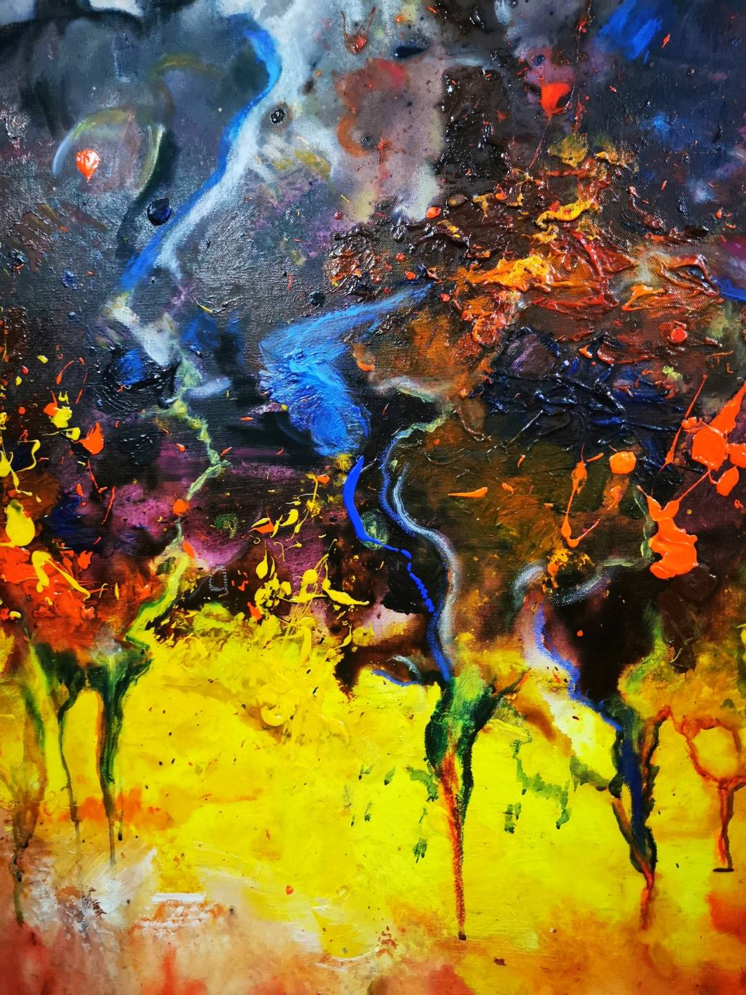 艺术评论张岚芊中国意象也可如星辰般炫目而奔放