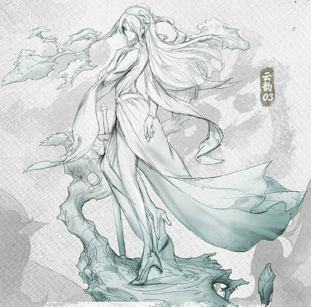 原创意难平的云韵出手办了身材和美貌完美还原连背影都让人心动