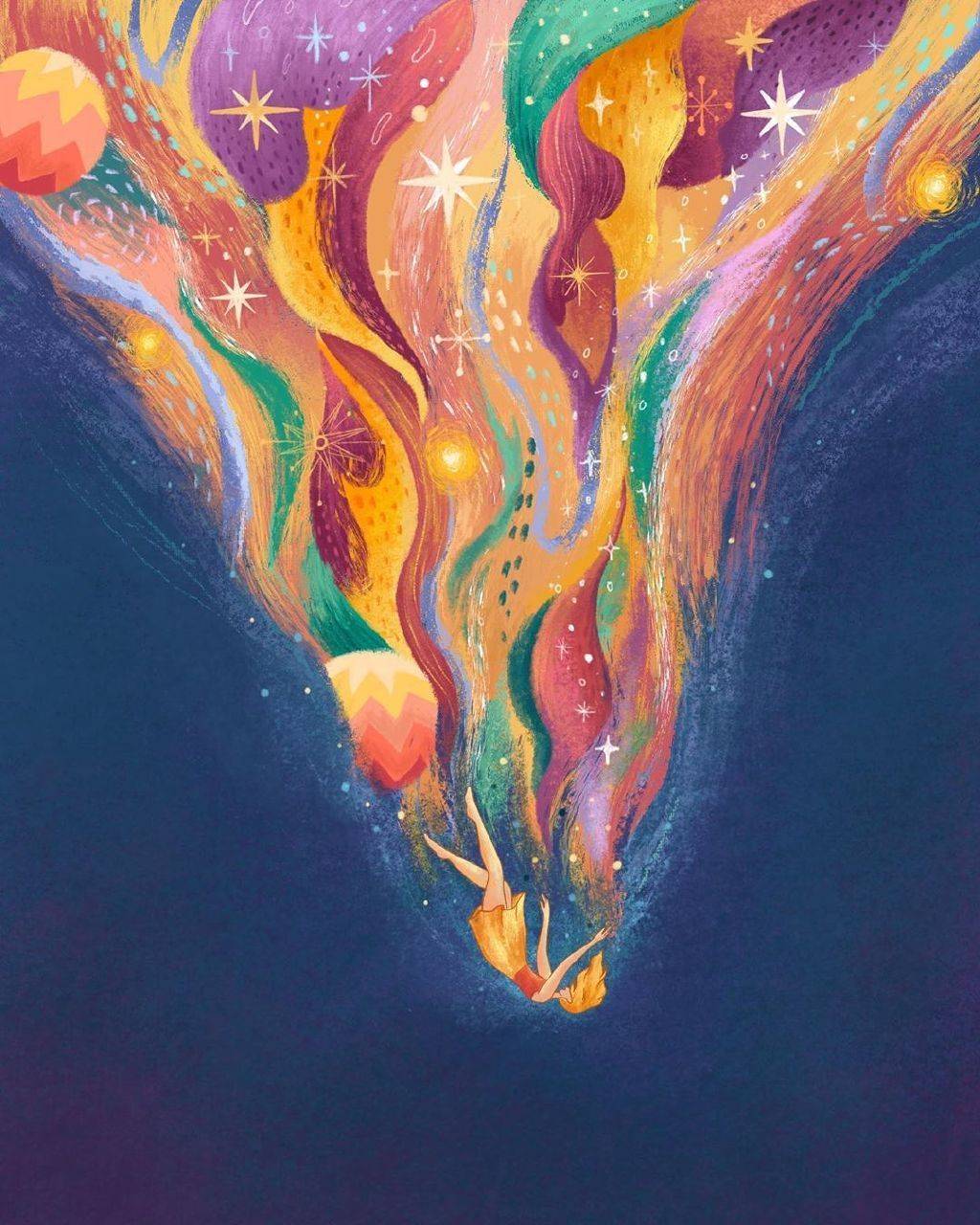 糖果色的色彩搭配清新愉悦的治愈系太梦幻