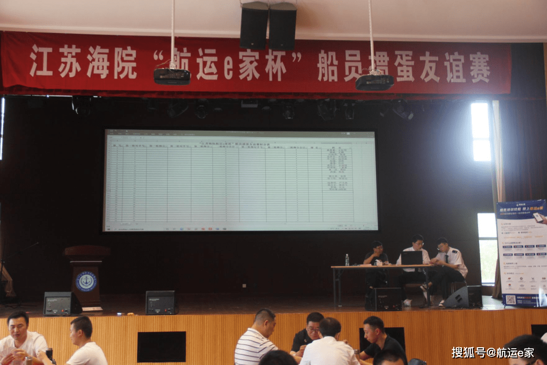 航运e家 冠名赞助江苏海院船员掼蛋友谊赛 比赛