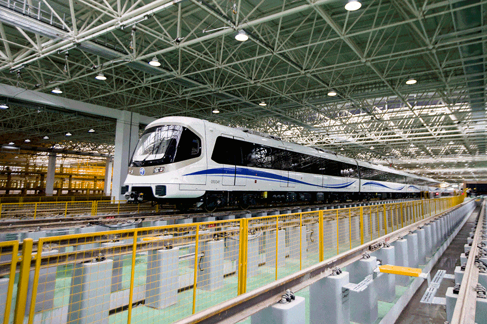 浙江省首列全自动运行列车!宁波地铁5号线车辆亮相_自动化