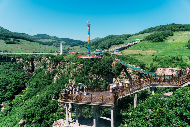 玻璃|闯入冒险王国｜本溪大峡谷的夏日之味