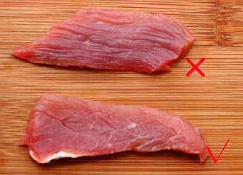 牛肉顺着纹理切难怪你炒的牛肉不好吃这样做牛肉鲜嫩还有嚼劲
