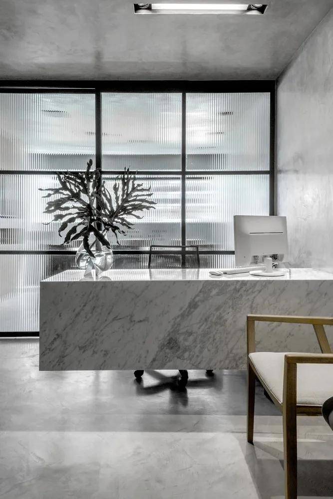 办公室装修32款极简前台