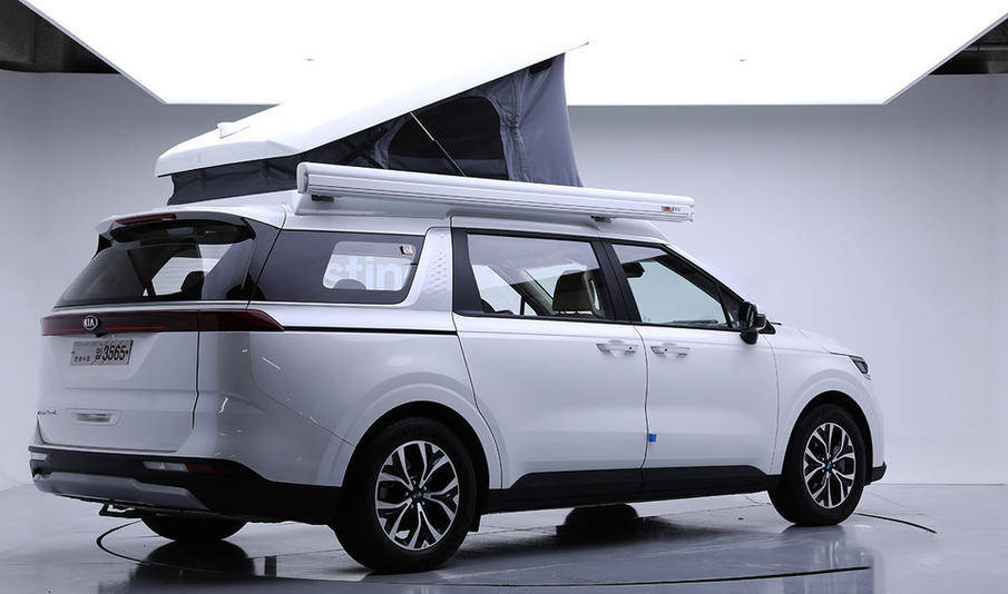 韩系动向420起亚嘉华推出露营版这才是最实用的房车