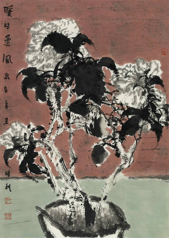 展讯雅风流韵马胜利花鸟画作品慈善公益展