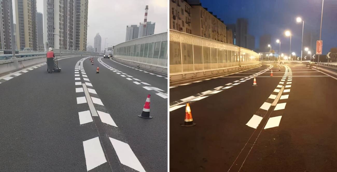 扩散周知胶州湾隧道增设可变更车道路段