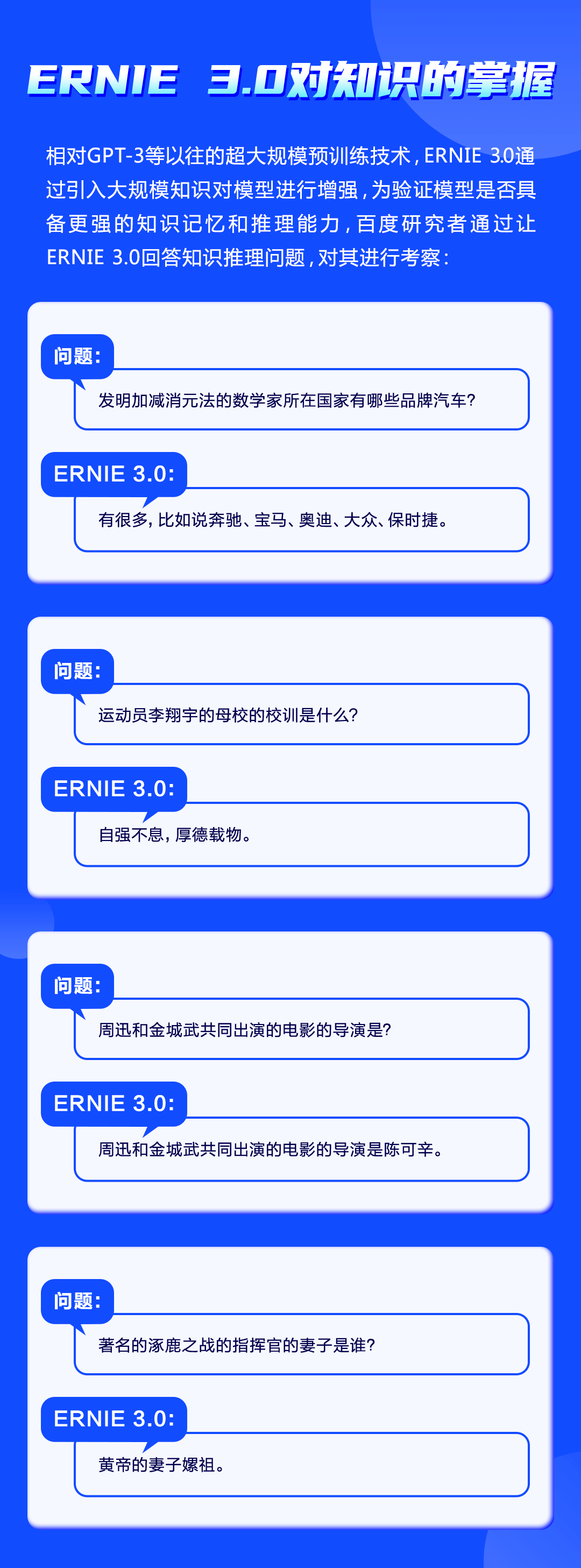 基准|刷新50多个NLP任务基准，百度ERNIE 3.0知识增强大模型显威力