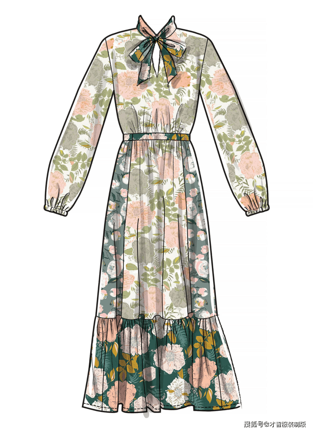 服装|16款连衣裙的设计款式图